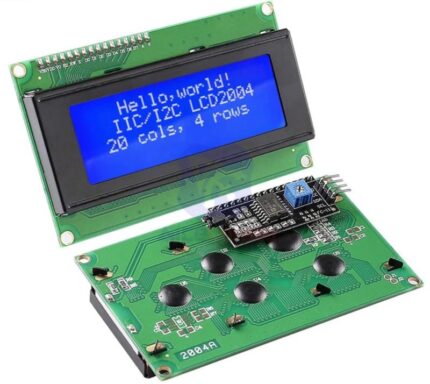 2004 LCD Screen with I2C Backpack